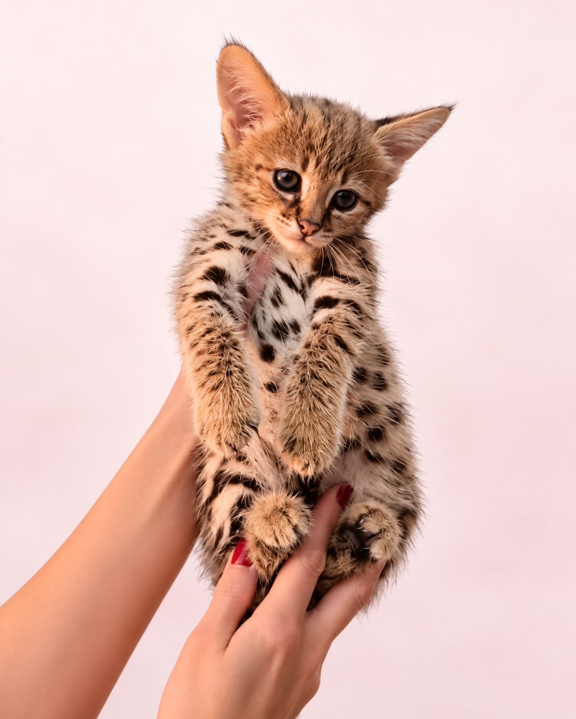 Nala — F1 HP Savannah Female, F1 HP Savannah female kitten